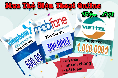 Mua Thẻ Điện Thoại Online Nhiều Tiện Ích