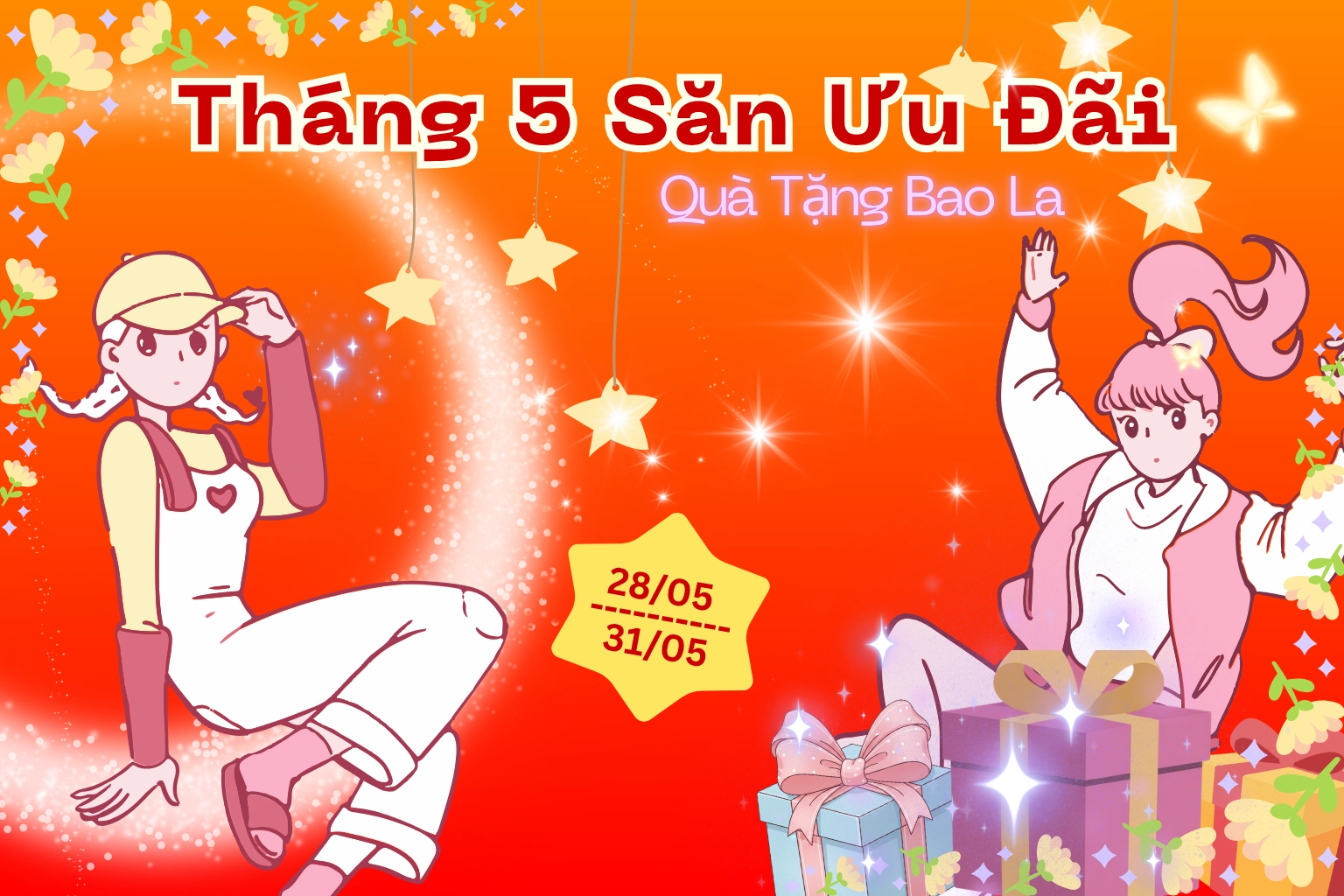 Tháng 5 Săn Ưu Đãi – Quà Tặng Bao La